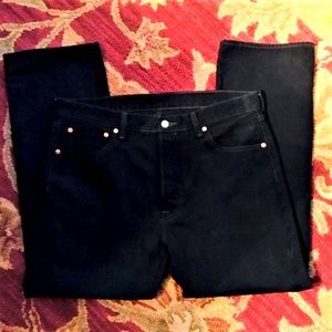 Levi’s 501 Black Denim Boot Cut Jeans